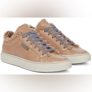 Brunello Cucinelli Shearling-lined leather sneakers